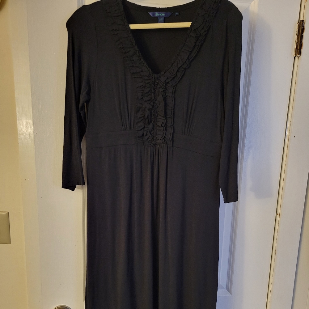 Boden 14L Black Knit Dress